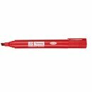 Permanentmarker Lyreco, Keilspitze, Strichst�rke: 1-5mm, rot