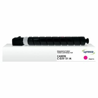 Toner 15646536, kompatibel zu CANON C-EXV51, 60000, magenta