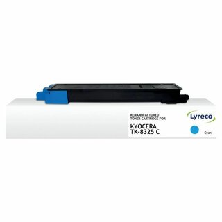 Toner 15646638, kompatibel zu Kyocera TK-8325C, 12000 Seiten, cyan