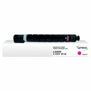 Toner 15646649, kompatibel zu Canon C-EXV49, 19000 Seiten, magenta