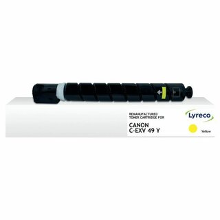 Toner 15646651, kompatibel zu Canon C-EXV49, 19000 Seiten, gelb