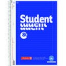 Brunnen Collegeblock Student Recycling, A4, liniert, blau
