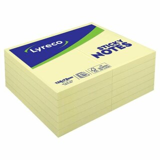 Sticky Note 75 x 125, gelb, 12 St�ck