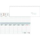 Tischquerkalender, 1W/2S, 30 x 10cm, wei�, 2027