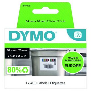 Dymo 2187329 Labelwriter-Etikett, 70x54mm