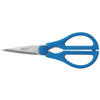 Schere Lyreco, Allround, L�nge: 210mm, Kunststoffgriff, blau