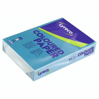 Kopierpapier Comby , A4, 80g, intensiv blau, 500 Blatt
