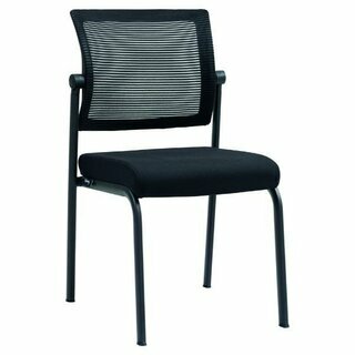 Neutral Centaurus Mesh Stapelstuhl Schwarz, 4 Stck