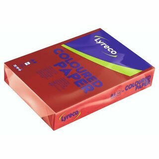 Kopierpapier Neutral, A4, 80g, intensiv rot, 500 Blatt