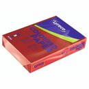 Kopierpapier Lyreco, A4, 80g, intensiv rot, 500 Blatt