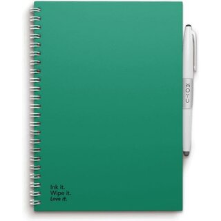 Moyu Steinpapier Hc Notizbuch A5, kariert, grün