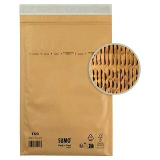 Sumo Papierpolsterversandtaschen, 245 x 340 mm, 100 Stück