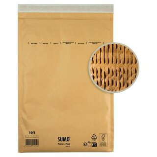 Sumo Papierpolsterversandtaschen, 315 x 445 mm, 100 Stück
