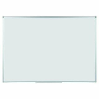 Whiteboard, magnetisch, emailliert, Alurahmen, 120 x 90 cm