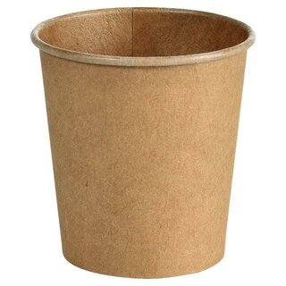 Duni Becher für Automaten, Pap/Wbc, 12 cl, braun, 50 Stück