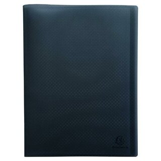 Exacompta Sichtmappe, Recycling, A4, 50 Taschen, Schwarz