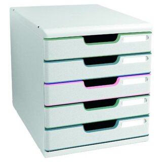 Exacompta Schubladenbox Modulo Autentik, 5 Schubladen,...