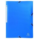Exacompta Eckspannermappe, Recycling PP, A4, Dunkelblau