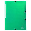 Exacompta Eckspannermappe, Recycling PP, A4, Grn