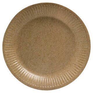 Exacompta Pappteller, ohne Kunststoff, 23 cm, 20 Stück