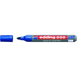 Boardmarker edding 250, Rundspitze, Strichstärke 1,5-3mm, blau