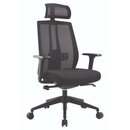 Pegasus Sy B�rostuhl mit Kopfst�tze, Farbe: Schwarz