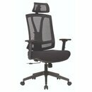 Orion I Sy B�rostuhl mit Kopfst�tze, Farbe: Schwarz