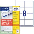 Avery Zweckform 4782 Universaletiketten, 97x67,7mm, wei,...