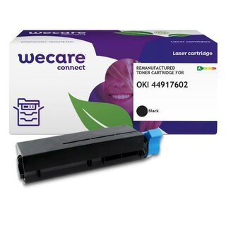 WECARE Toner kompatibel zu Oki 44917602 schwarz