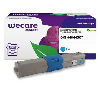 WECARE Toner kompatibel zu Oki 44844507 cyan