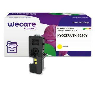 WECARE Toner kompatibel zu Kyocera TK-5230Y gelb
