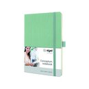 SIGEL CO336 Premium Notizbuch kariert, A5, Softcover, grn