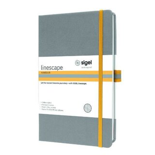 SIGEL LS100 Notizbuch linescape, kariert, ca. A5,...