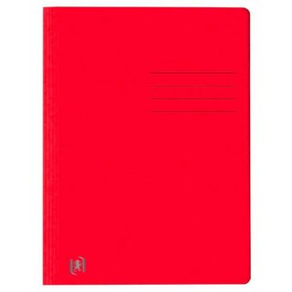 Oxford Schnellhefter Top File+, A4, Karton, 390 g/qm, Rot