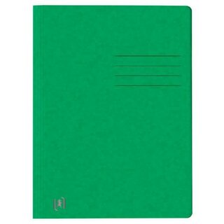 Oxford Schnellhefter Top File+, A4, Karton, 390 g/qm, Grün