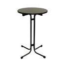 Mebu 667752 Stehtisch Limburg, klappbar, 110x85cm, Schwarz