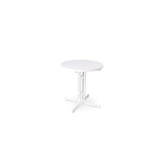 Mebu 668898 Stehtisch Limburg, klappbar, 80x110cm, Weiß