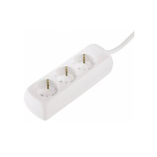 Steckdosenleiste Hama 108842, 3-fach, 5m Kabel, weiß