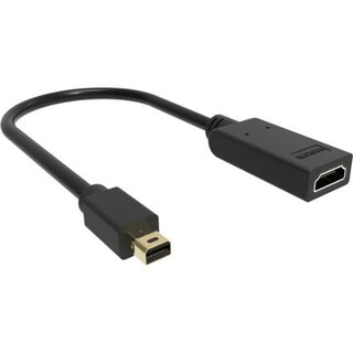 Vision Mini-DisplayPort-zu-HDMI-Adapter, Schwarz