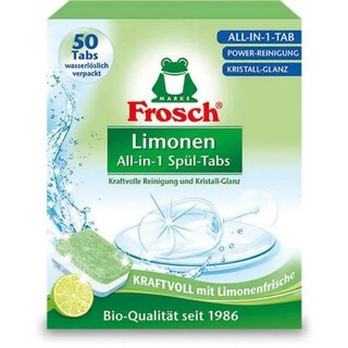 Frosch All-In-1 Spltabs Limone, 50 Stck