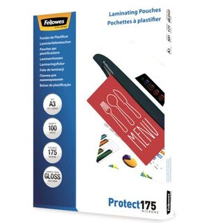 A3 glänzende Laminierfolie 175 Mikron - 100er Pack