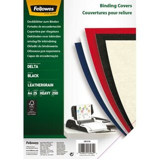 FSC zertifizierte A4 Deckblätter - Lederstruktur, Farbe:...