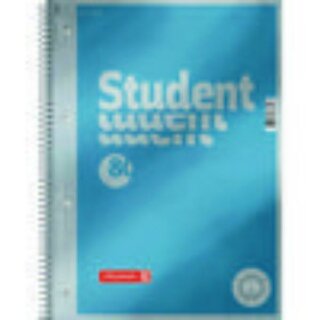 Brunnen Collegeblock Premium Student, A4, punktiert, blau