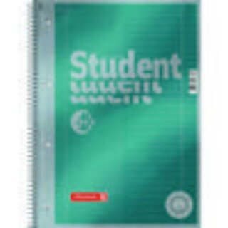 Brunnen Collegeblock Premium Student DUO, 70g, kariert +...