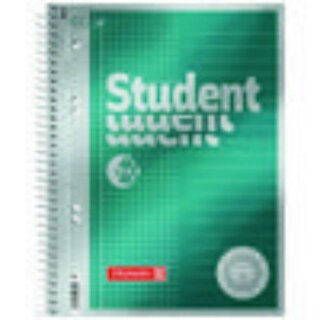 Brunnen Collegeblock Premium Student DUO, 70g, kariert +...