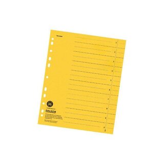 FALKEN Trennblatt, durchgefärbt, Karton (RC), 230 g/qm,...