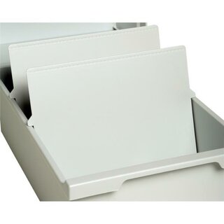 EXACOMPTA Stützplatte 54240D, A6 quer, lichtgrau, 2 Stück