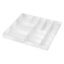 Helit Schubladenorganizer 13-teilig, transparent