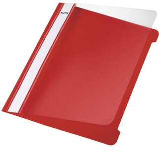 LEITZ Schnellhefter Standard 4197-00-25, PVC-Hartfolie,...