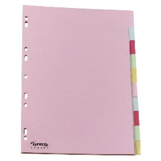 Register Neutral Budget blanko, A4, aus Karton, 10 Blatt,...